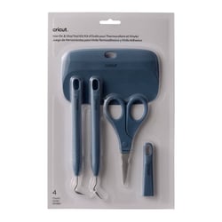 Kit d'outils Cricut - Thermocollant et vinyle - Bleu