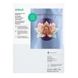 Kit de thermocollant Cricut - Pailleté - Blanc - 21 x 29,7 x 0,1 cm