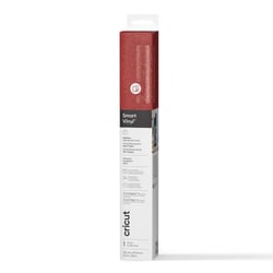 Vinyle permanent sans tapis Cricut - Smart Vinyl - Rouge - 33 x 0,1 x 91,4 cm