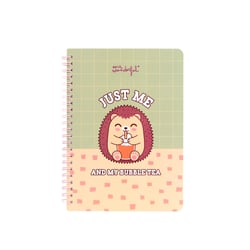 Carnet Mr Wonderful - Just me and my bubble tea - A5 - Hérisson