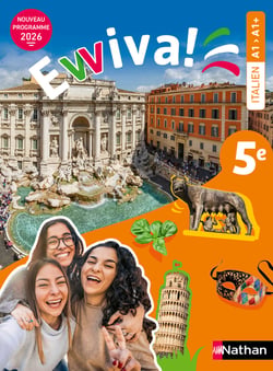 Evviva! : Italien - 5e - Manuel (édition 2026)