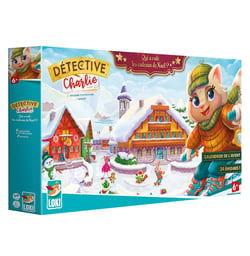 Calendrier de l'Avent Détective Charlie : Qui a volé les cadeaux de Noël ? - Jeu de société enfant - Loki