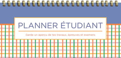 Planner étudiant - colorful squares (spirale)