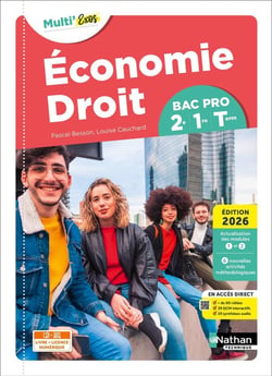 Économie-Droit - 2de/1re/Terminale - Bac Pro (édition 2026)