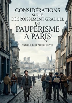 Considérations sur le décroissement graduel du paupérisme à Paris : Une analyse statistique du déclin du paupérisme à Paris au XIXe siècle, offrant des perspectives sur les progrès sociaux et économiques des classes ouvrières.