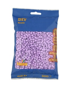 Lot de 3000 perles à repasser MIDI lilas - Hama