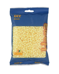 Lot de 3000 perles à repasser MIDI crème- Hama