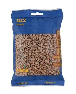 Lot de 3000 perles à repasser MIDI café frappé - Hama