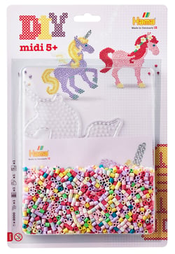 Kit perles à repasser MIDI grand modèle chevaux magiques - Hama