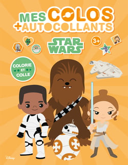 Mes colos + autocollants : STAR WARS - Mes colos + autocollants - Mandalorian - Disney