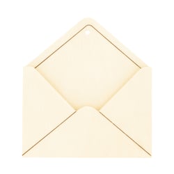 Set de 3 mini enveloppes en bois à suspendre  - Artemio - Santa Baby