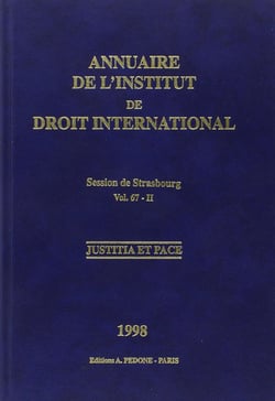 Annuaire de l'institut de droit international vol.67/ii