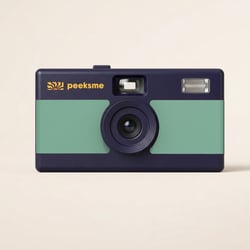 Appareil photo numérique rechargeable Peeksme - Rétro - Vert