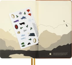 Carnet Moleskine - Le seigneur des anneaux : Frodon - 21 x 13 cm - Pages lignées