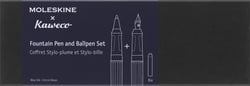 Coffret stylo plume + stylo bille Kaweco Moleskine - Bleu