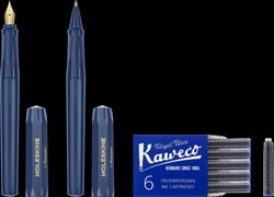 Coffret stylo plume + stylo bille Kaweco Moleskine - Bleu