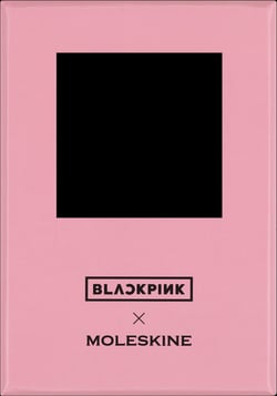 Mini carnet Moleskine - Rose - Blackpink - 192 pages unies