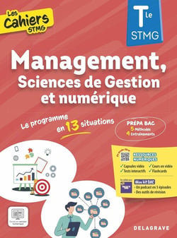 Les cahiers STMG : Cahiers STMG - Management, Sciences de Gestion et Numérique (MSGN) Tle STMG (2026) - Pochette élève