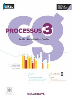 Processus 3 - Gestion des obligations fiscales : BTS Comptabilité Gestion (CG) - Pochette élève (édition 2026)