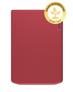 Liseuse Vivlio - Light Rouge reconditionnée - Écran neuf