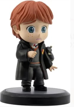 Figurine YuMe Hero Box Classic Series - Harry Potter - Ron Weasley avec Croûtard