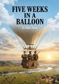 Five Weeks in a Balloon : by Jules Verne
