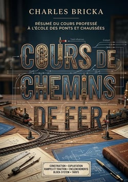 Cours de chemins de fer : Le guide pratique pour comprendre la construction et l'exploitation des chemins de fer, par Charles Bricka