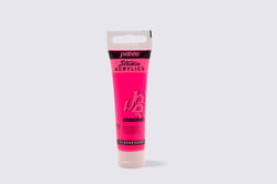 Tube 30 ml de peinture acrylique Pébéo - Studio Acrylics - Fine - rose fluorescent