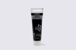 Tube 30 ml de peinture acrylique Pébéo - Studio Acrylics - Fine - noir ivoire imitation