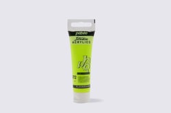 Tube 30 ml de peinture acrylique Pébéo - Studio Acrylics - Fine - jaune fluorescent