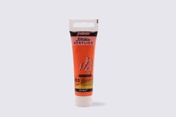 Tube 30 ml de peinture acrylique Pébéo - Studio Acrylics - Fine - orange jaune iridescent
