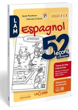 52 LECONS A MANIPULER EN ESPAGNOL (Livre + ressources numériques)