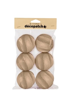 Lot de 6 boules torsadées - Clairefontaine