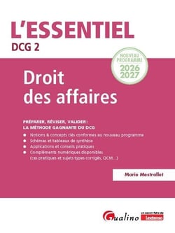 Dcg 2 - droit des affaires