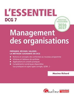 DCG 7 : Management des organisations (édition 2026/2027)