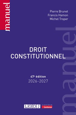 Droit constitutionnel (édition 2026/2027)