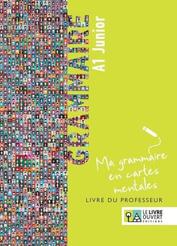 Grammaire A1 Junior - Ma grammaire en cartes mentales - Livre du professeur