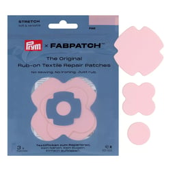 Lot de 3 patchs de réparation Rub on Patch Fabpatch Prym - Stretch rose