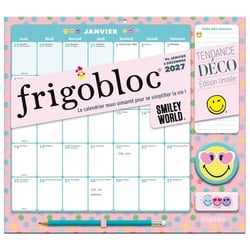 Frigobloc : Smiley World - Calendrier organiseur familial (édition 2027)