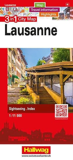 Lausanne 3 in 1 city map