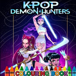 K-Pop Demon Hunters Livre De Coloriage : Create, Color & Imagine with Kpop Huntrix Fantasy Heroes - Perfect for All Ages