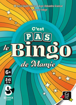 C'est pas le bingo de mamie - Jeu de société à deux - Jeu d'ambiance - Gigamic