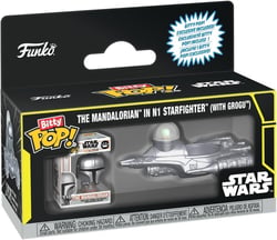 Figurine Funko POP! - Bitty Pop! Ride - Star Wars - N1 Avec Mando