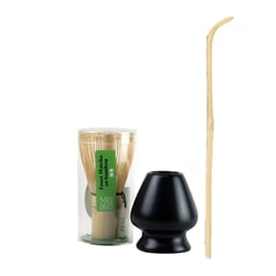 Kit matcha 3 pièces Yoko Design - fouet, cuillère en bambou et repose fouet - Noir