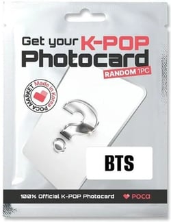 Photocard mystère Poca - BTS - WTT