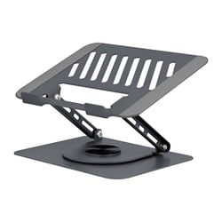 Support rotatif 360° ordinateur portable - T'nB - Métal - Gris sidéral