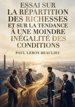 Essai sur la répartition des richesses et sur la tendance à une moindre inégalité des conditions : Une analyse des lois économiques influençant la distribution des richesses et l'évolution vers une société moins inégalitaire, par Paul Leroy Beaulieu.