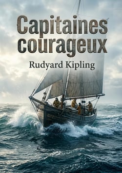 Capitaines courageux : L'histoire d'un jeune garçon riche transformé par une aventure périlleuse sur les bancs de Terre Neuve, dans un roman maritime de Rudyard Kipling.