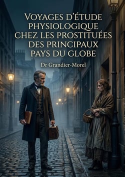Voyages d'étude physiologique chez les prostituées des principaux pays du globe : Une étude physiologique détaillée sur la prostitution à travers le monde par le Dr Grandier Morel, offrant un aperçu des réalités sociales et médicales.