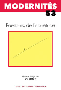 Poétiques de l'inquiétude